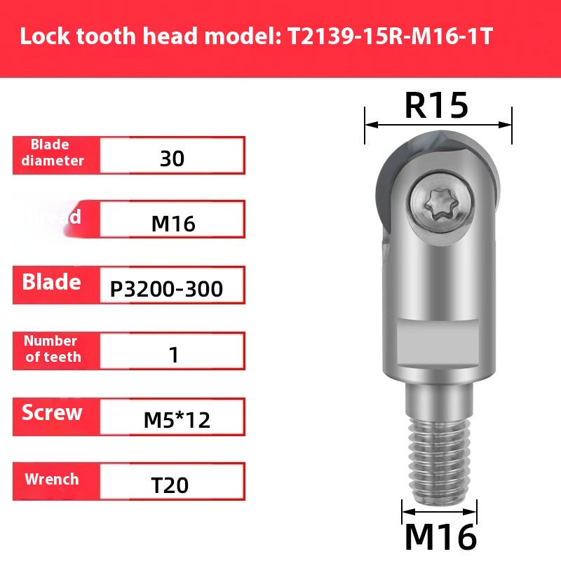 2071-TE90 fast feed locking tooth milling cutter head EMR4R 5R 6R tungsten steel seismic milling cutter head T2139 finish milling cutter head Shandong Denso Pricision Tools Co.,Ltd.
